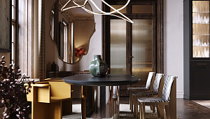 Проект Загородного дома. Эклектика с элементами модерна и классики