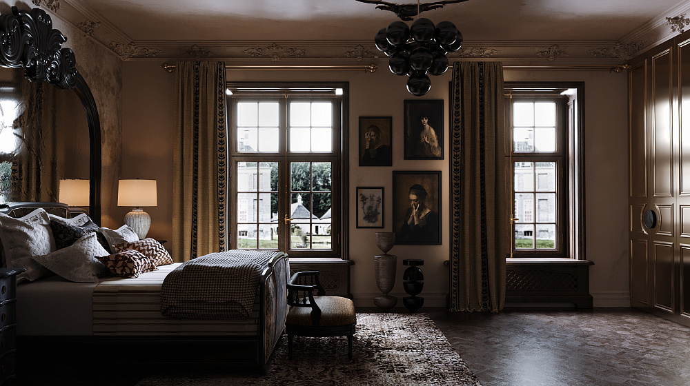 Проект Загородного дома. Эклектика с элементами модерна и классики