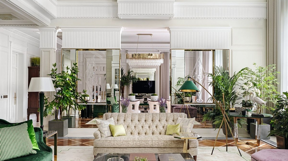 Интерьер-праздник: дом 2 000 кв. м