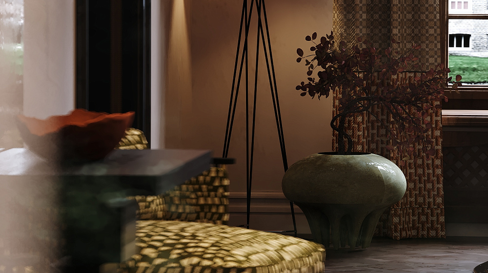 Проект Загородного дома. Эклектика с элементами модерна и классики