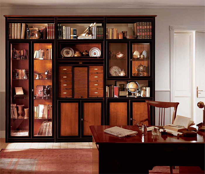 Книжный шкаф "Отточенто итальяно"