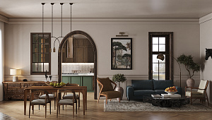 Природа и уют в дизайне загородного дома