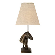 Настольная лампа "Конная голова"