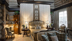 Атмосфера старинного семейного поместья в загородном доме