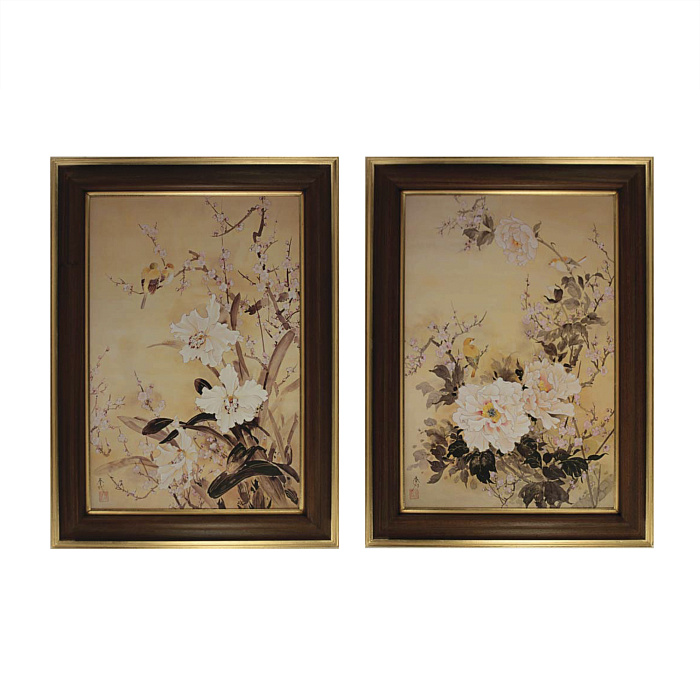 Картины "Цветы и птицы"