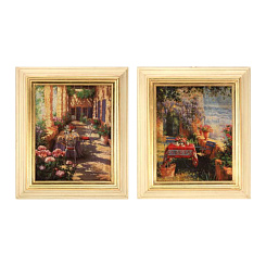 Картины "Крыльцо в цветах"