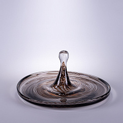 Декоративная тарелка "Капля"