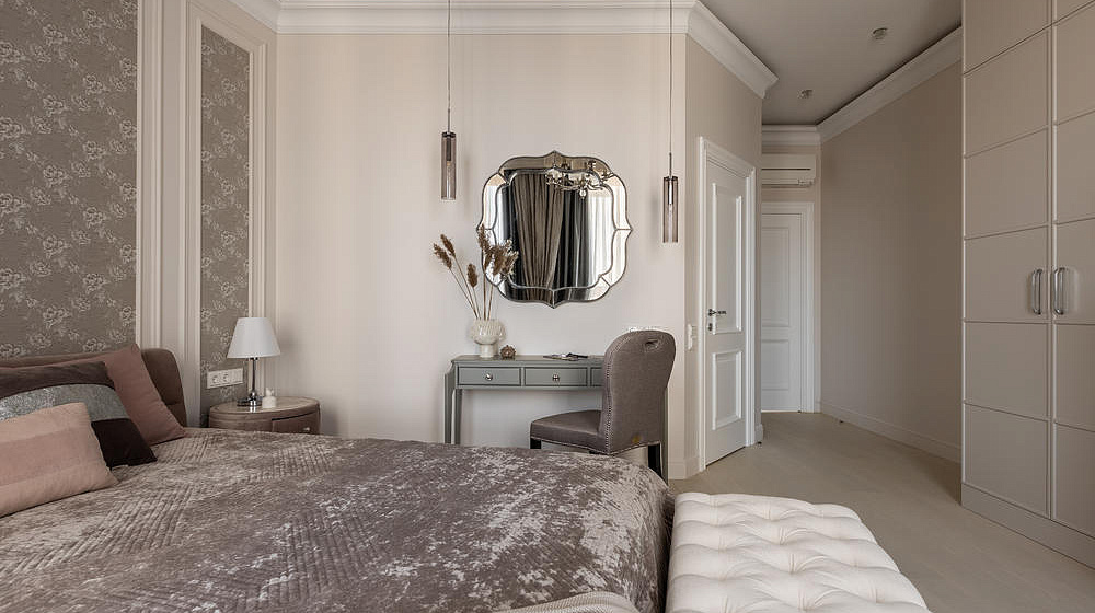 Квартира в стиле неоклассика в ЖК "Риверсайд"