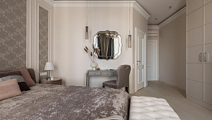 Квартира в стиле неоклассика в ЖК "Риверсайд"