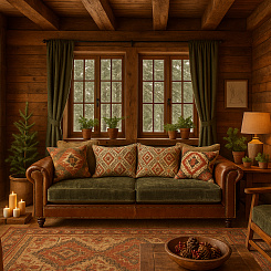 Диван "Корнер Олива" миди