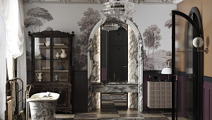 Проект Загородного дома. Эклектика с элементами модерна и классики