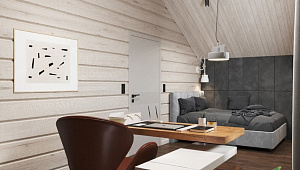 Интерьер дома в п.Рощино