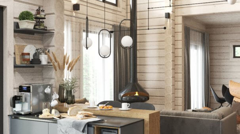 Интерьер дома в п.Рощино