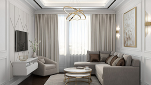 Интерьер квартиры в ЖК "Галант"