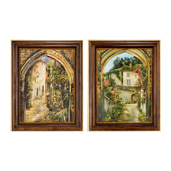 Картины "Вид на деревню"