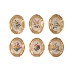 Картины овальные "Цветочное фойе"