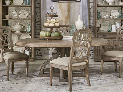 Столовая группа "Архипелаг" в интерьере гостиной