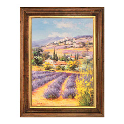 Картина "Пейзаж с лавандой"