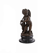 Статуэтка юный рыбак с сачком 