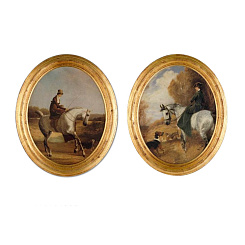 Картина "Леди на лошади"