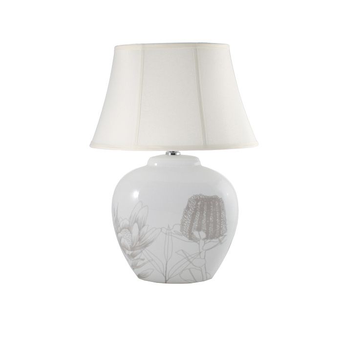 Лампа "Цветы лотоса осенью"