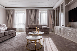 Квартира в стиле неоклассика в ЖК "Риверсайд"