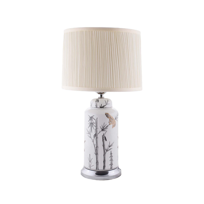 Настольная лампа с абажуром "Золотая птица"
