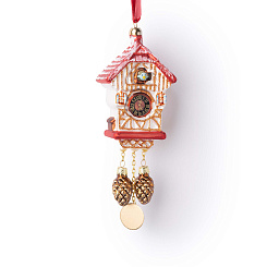 Ёлочное украшение "Часы с кукушкой"