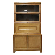 Книжный стеллаж в тонировке "светлый орех"