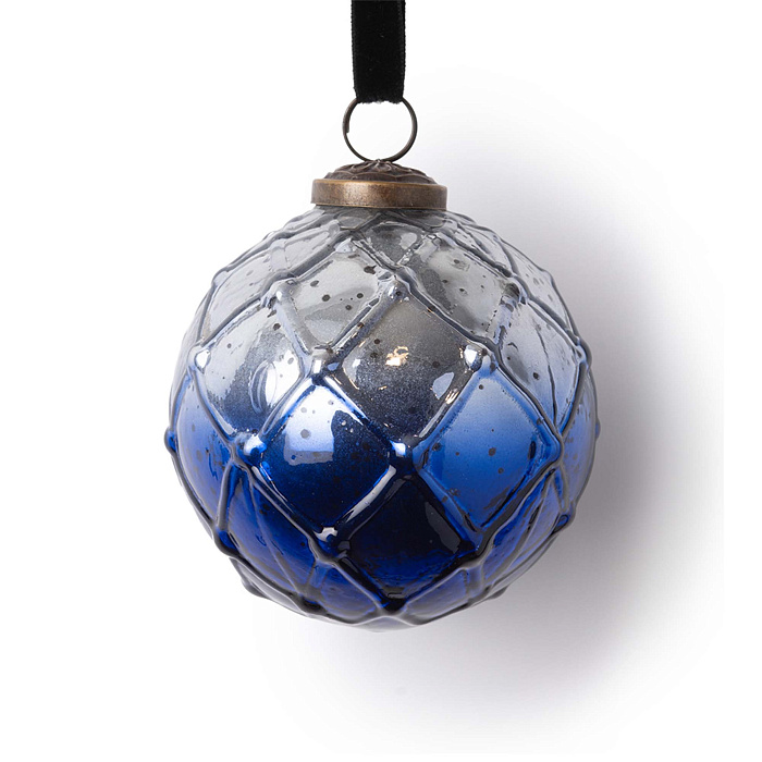 Синий шар с рисунком "Сетка"