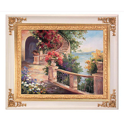 Картина "Итальянский дворик"