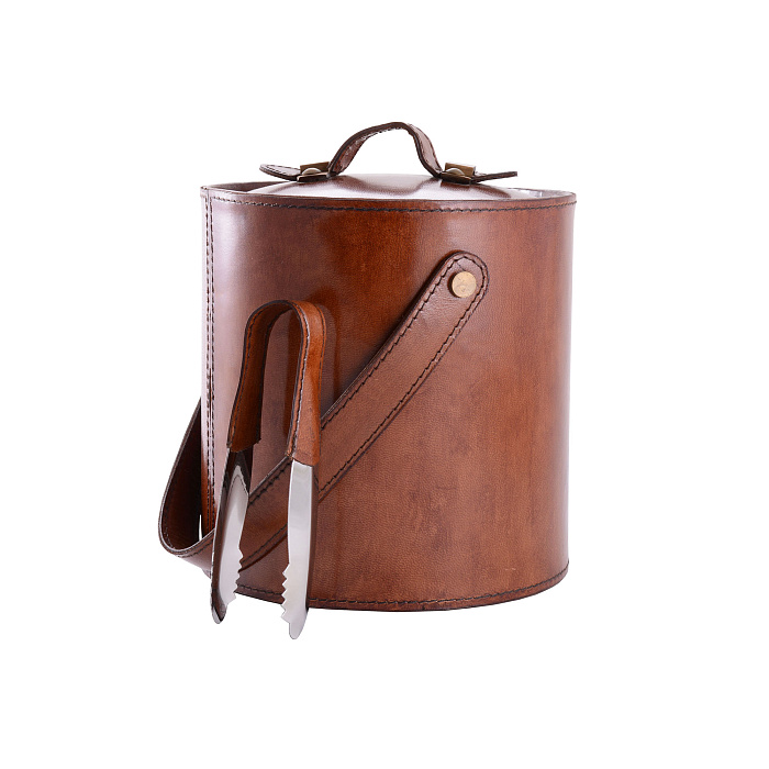 Ведро для льда с крышкой и щипцами