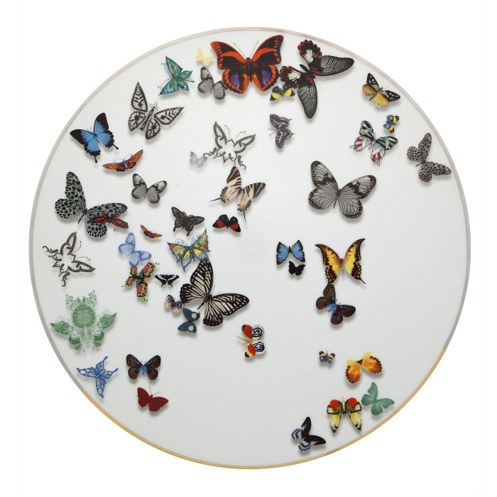 Десертная тарелка "Парад бабочек"