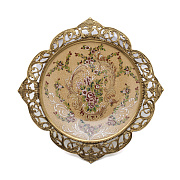 Блюдо "Цветочные узоры"