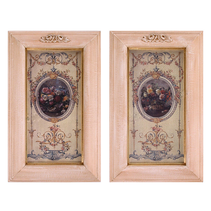 Картины "Цветочная виньетка"