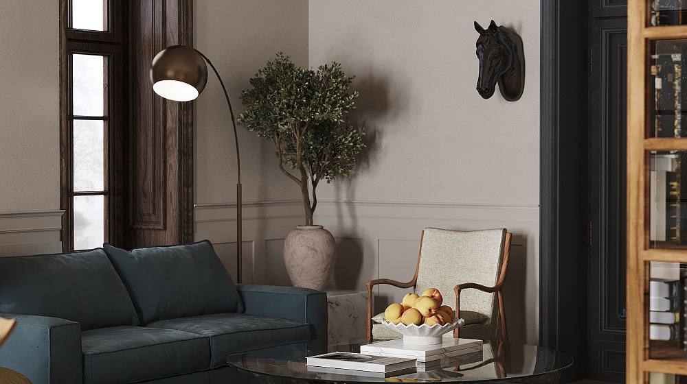 Природа и уют в дизайне загородного дома