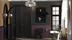 Проект Загородного дома. Эклектика с элементами модерна и классики