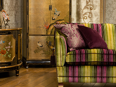 Гостиная в стиле шинуазри