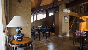 Мансардная квартира апарт-отеля в Красной Поляне