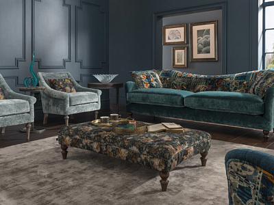 Tetrad Spink в интерьере гостиной