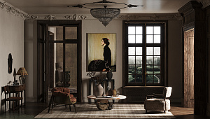 Проект Загородного дома. Эклектика с элементами модерна и классики