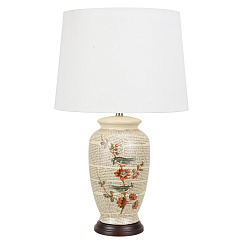 Лампа "Птицы на ветке абрикоса"