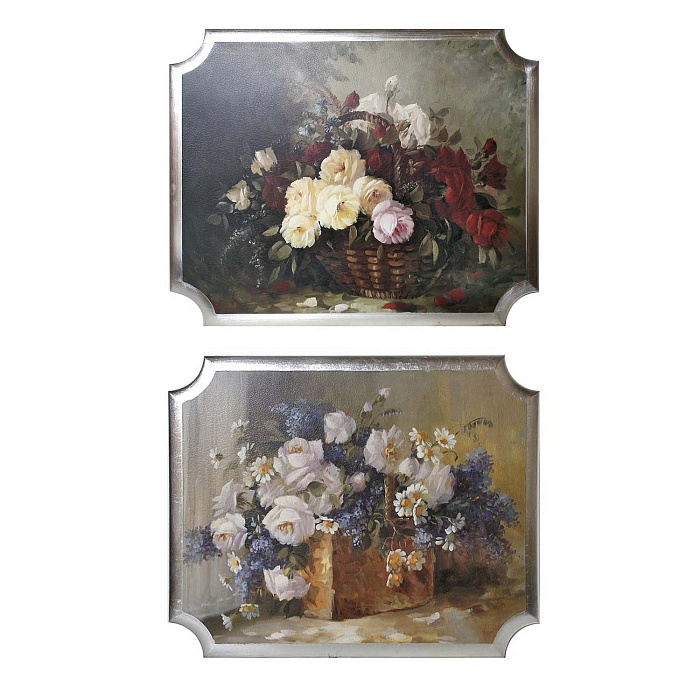 Картина "Корзины с цветами"