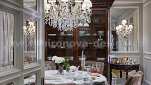 Уютный дом для семьи в стиле американская неоклассика